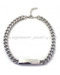 Short Chain Link Necklace 